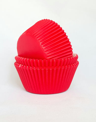 Red Regular Cupcake Cases Cupcake Liners