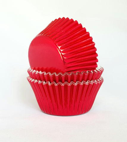 Red Foil Regular Cupcake Cases Cupcake Liners