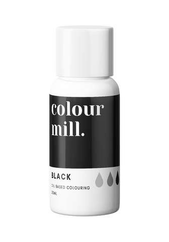 Colour Mill Concentrated Oil Based Colouring - Black 20ml