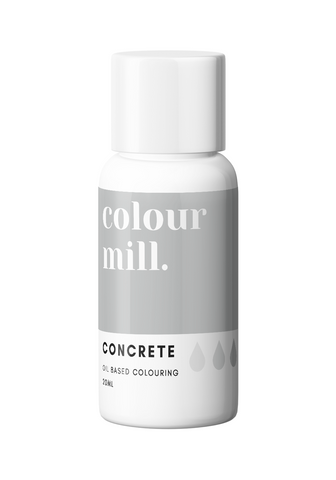 Colour Mill Concentrated Oil Based Colouring - Concrete Grey 20ml