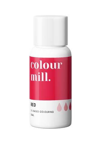 Colour Mill Concentrated Oil Based Colouring - Red 20ml