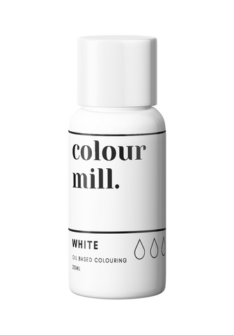 Colour Mill Concentrated Oil Based Colouring - White 20ml