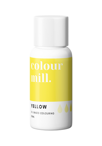 Colour Mill Concentrated Oil Based Colouring - Yellow 20ml