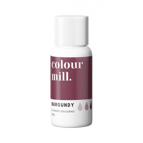 Colour Mill Concentrated Oil Based Colouring - Burgundy 20ml