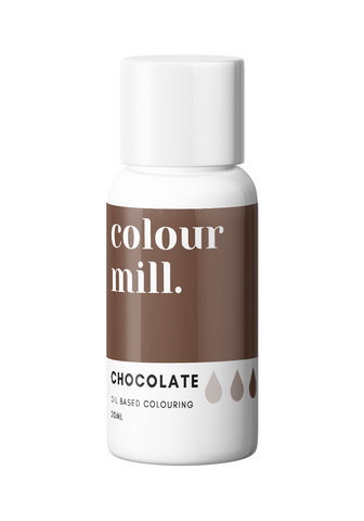 Colour Mill Concentrated Oil Based Colouring - Chocolate Brown 20ml