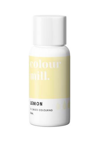 Colour Mill Concentrated Oil Based Colouring - Lemon 20ml