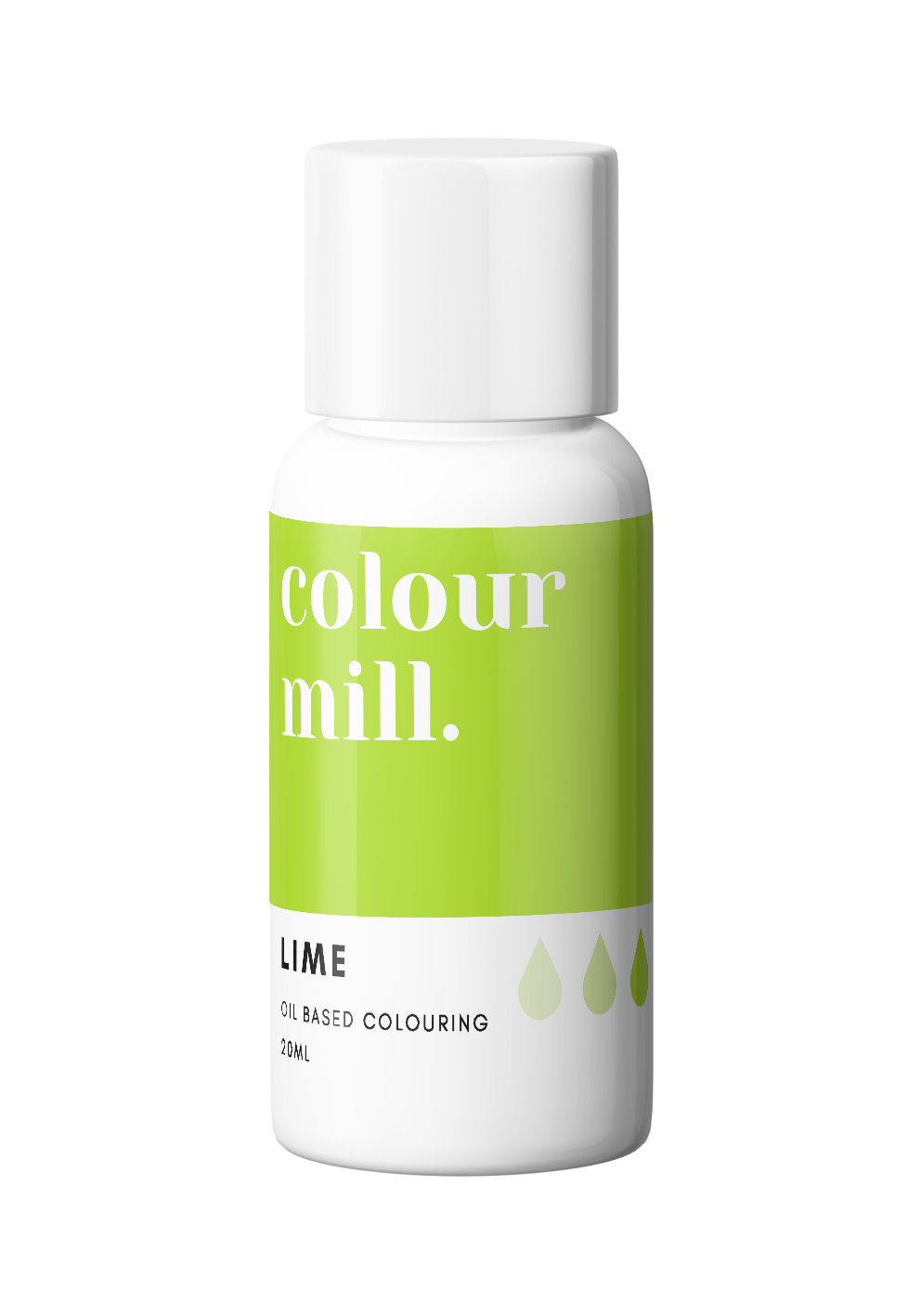 Colour Mill Concentrated Oil Based Colouring - Lime 20ml