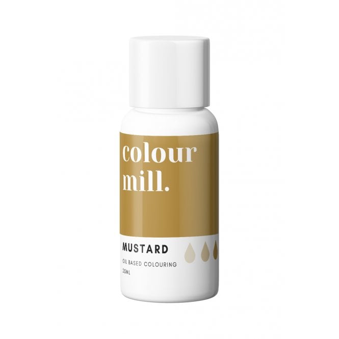 Colour Mill Concentrated Oil Based Colouring - Mustard 20ml