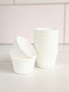 White Baking Cups