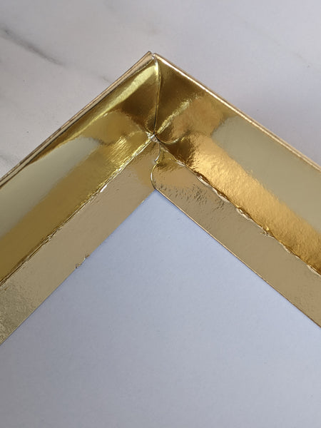 Gold Luxury Clear Lid Box (24cm x 24cm x 5cm)