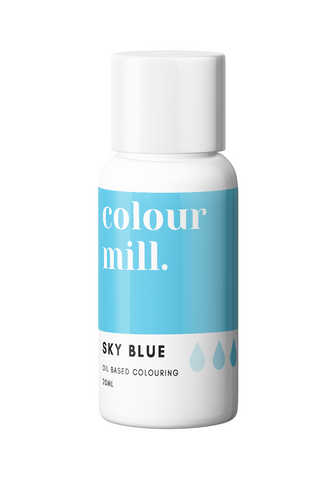 Colour Mill Concentrated Oil Based Colouring - Sky Blue 20ml