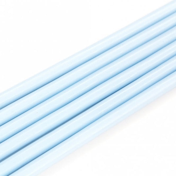 Make A Wish Tall Pastel Blue Candles (6 pack)