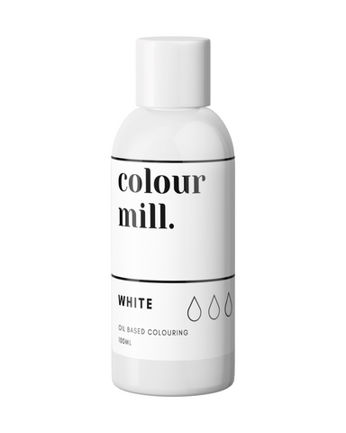 Colour Mill Concentrated Oil Based Colouring - White 100ml